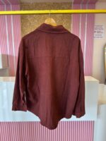 Striped Square Collar Shirt